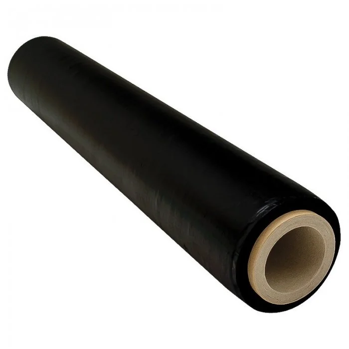 Folie Stretch Uz Manual Colorata Latime 500 mm, Grosime 23 my, Greutate 1.2 kg, Culoare Negru, Greutate Tub 0.3 kg, Buc / Pac...