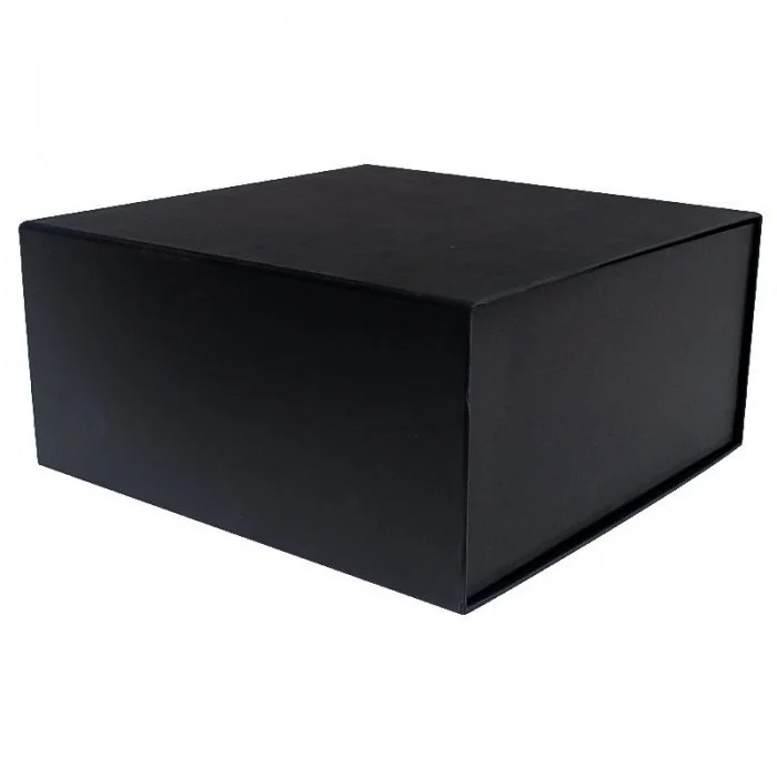 Cutie Pentru Cadouri Cu Inchidere Magnetica Lungime 230 mm, Latime 230 mm, Inaltime 110 mm, Culoare Alb, Tip Carton Mucava, S...