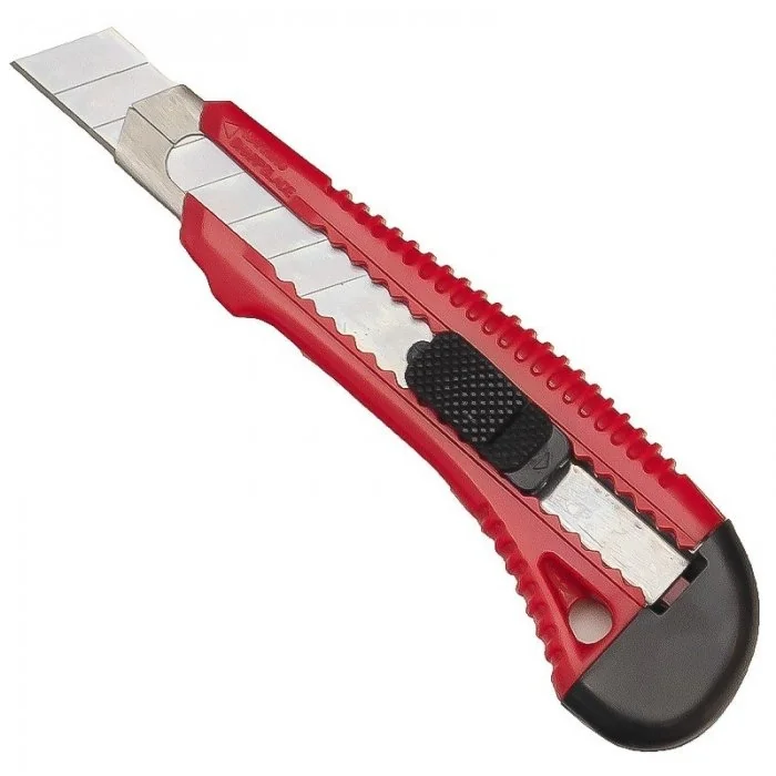 Cutter Retractabil Pentru Hartie Utilizare Intensa, Lama Metal, Culoare Argintiu, Siguranta NU, Suport Metal-Accesorii Depozit