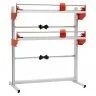Dispenser Fix Pentru Ambalare, Suport 2 Role, Cu Sistem De Taiere Diametru maxim role 900 mm, Latime maxima role 1050 mm, Lat...