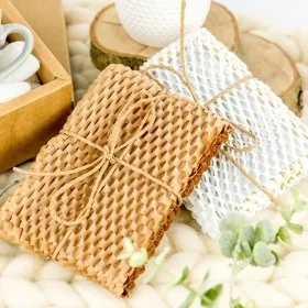 Hartie Kraft Honeycomb Standard 80 g Lungime 100/180M m, Latime 400 mm, Culoare Natur, Gramaj 80/85 gr-Hartie Pentru Ambalare