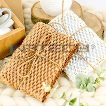 Hartie Kraft Honeycomb Standard 80 g Lungime 100/180M m, Latime 400 mm, Culoare Alb, Gramaj 80/85 gr