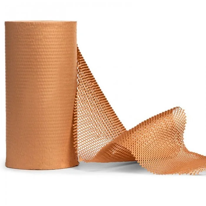 Hartie Kraft Honeycomb Standard 80 g Lungime 250/450M m, Latime 400 mm, Culoare Alb, Gramaj 80/85 gr-Hartie Pentru Ambalare