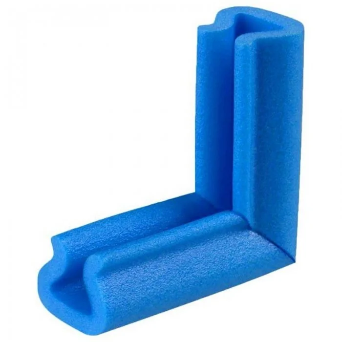 Coltar U Tulip Din Polietilena Expandata (PEE) Dimensiuni A-B-C-D 41 x 25 x 100 x 100 mm, Culoare Albastru, Buc / Pachet 100-...