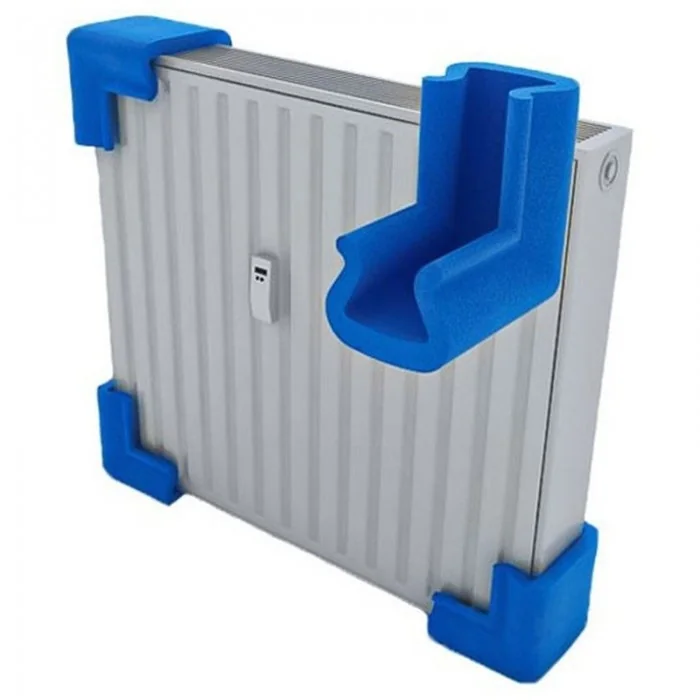 Coltar U Tulip Din Polietilena Expandata (PEE) Dimensiuni A-B-C-D 71 x 45 x 100 x 100 mm, Culoare Albastru, Buc / Pachet 100-...