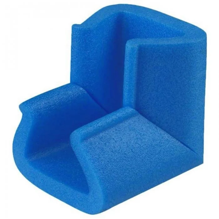 Coltar U Tulip Din Polietilena Expandata (PEE) Dimensiuni A-B-C-D 16 x 3 x 100 x 100 mm, Culoare Albastru, Buc / Pachet 100-P...