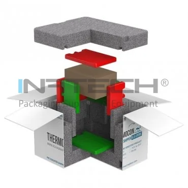 Cutii Termoizolante Pentru Expedieri In Conditii De Temperatura Controlata, Ambient +15°C - +25°C Dimensiune Interioara 521 X 388 X 260 mm, Dimensiune Exterioara 725 X 600 X 570 mm, Volum Litri 53, Timp validare, zile 4