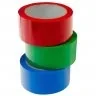 Banda Adeziva Colorata Lungime 60 m, Latime 48 mm, Adeziv Biosolvent, Culoare Alb-Benzi Adezive Si Adezivi