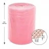 Folie Cu Bule Mici Roz Latime 600 mm, Lungime 100 m, Straturi 2, Grosime 60 my, Culoare Roz-Folie Cu Bule De Aer Mici