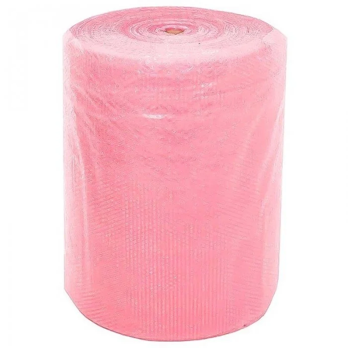 Folie Cu Bule Mici Roz Latime 800 mm, Lungime 100 m, Straturi 2, Grosime 60 my, Culoare Roz-Folie Cu Bule De Aer Mici