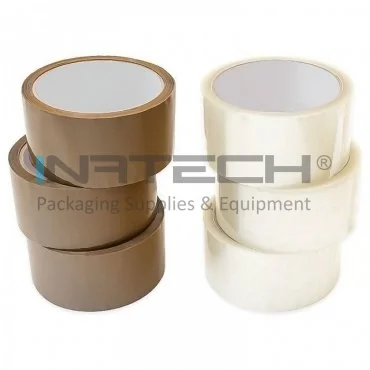 Banda Adeziva Acrilica Lungime 82 m, Adeziv Acrilic, Latime 48 mm, Culoare Maro, Silentios Nu