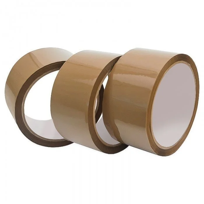 Banda Adeziva Acrilica Lungime 82 m, Adeziv Acrilic, Latime 48 mm, Culoare Maro, Silentios Nu-Benzi Adezive Pentru Ambalare