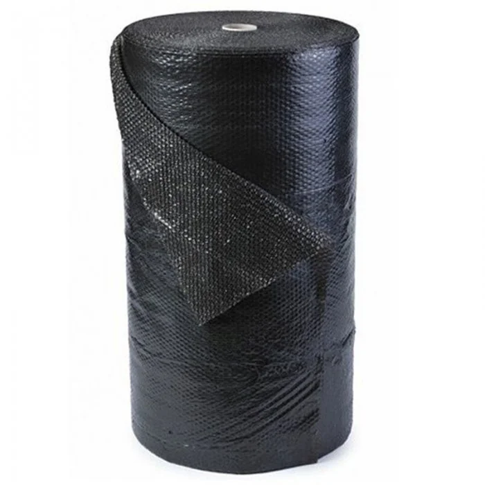 Folie Cu Bule Mici Neagra Latime 600 mm, Lungime 100 m, Straturi 2, Grosime 70 my, Culoare Negru-Folie Cu Bule De Aer Mici