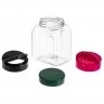 Borcan PET Forma Rectangulara, Tip Capac Simplu, Diametru Filet 63 mm, Volum 500 ml, Culoare Transparent, Buc / Pachet 12-Rec...
