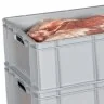 Euro Containere 600 x 400 mm Dimensiuni 600 x 400 x 300 mm, Volum Litri 60, Material PP Virgin, Greutate 2,3 kg, Culoare Gri-...