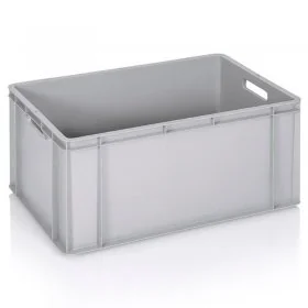 Euro Containere 600 x 400 mm Dimensiuni 600 x 400 x 300 mm, Volum Litri 60, Material PP Virgin, Greutate 2,3 kg, Culoare Gri-...