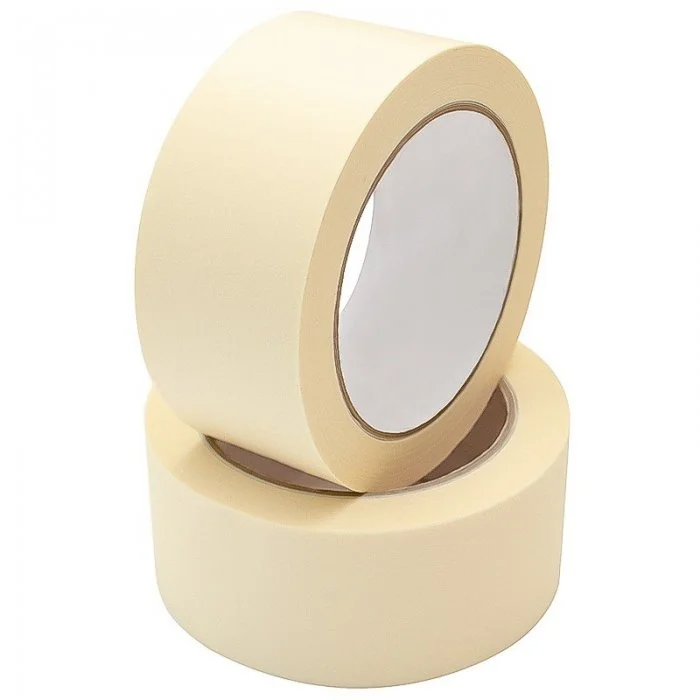 Banda Adeziva Mascare Lungime 45 m, Latime 48 mm, Temp Max °C 50, Material Hartie, Culoare Alb-Benzi Adezive Din Hartie