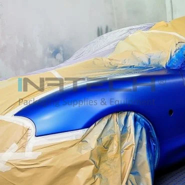 Banda Adeziva Mascare Lungime 50 m, Latime 48 mm, Temp Max °C 50, Material Hartie, Culoare Albastru