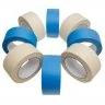 Banda Adeziva Mascare Lungime 50 m, Latime 48 mm, Temp Max °C 50, Material Hartie, Culoare Albastru-Benzi Adezive Din Hartie