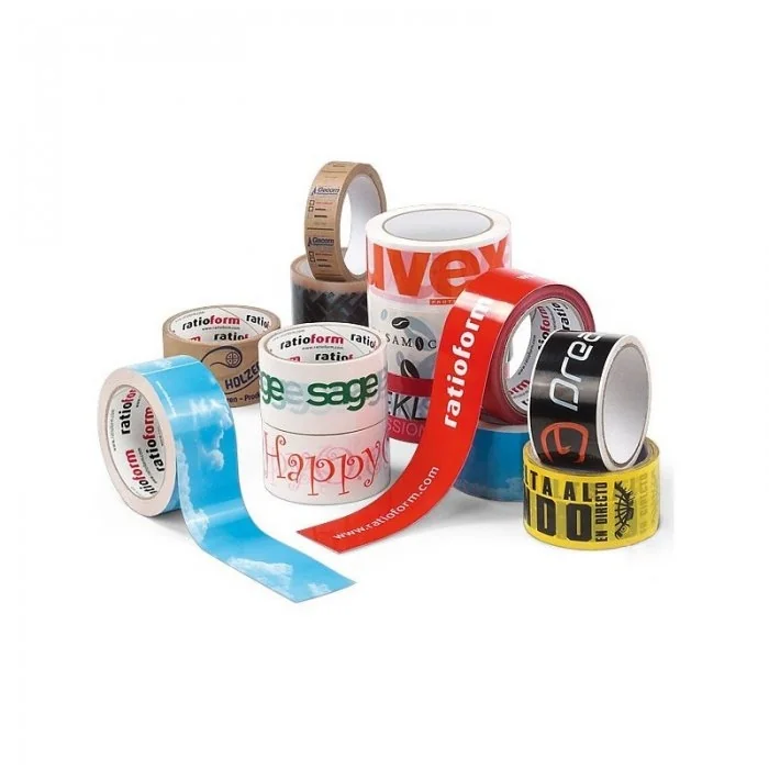 Banda Adeziva Personalizata Lungime 66 m, Numar Culori 2 Culori, Latime 50 mm, Tip Imprimare Pe Suprafata, Buc / Pachet 144-B...