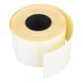 Etichete Autoadezive Semilucioase Diametru Interior 76 mm, Dimensiuni 100 x 70 mm, Culoare Alb, Nr. Etichete 2050-Role Termice