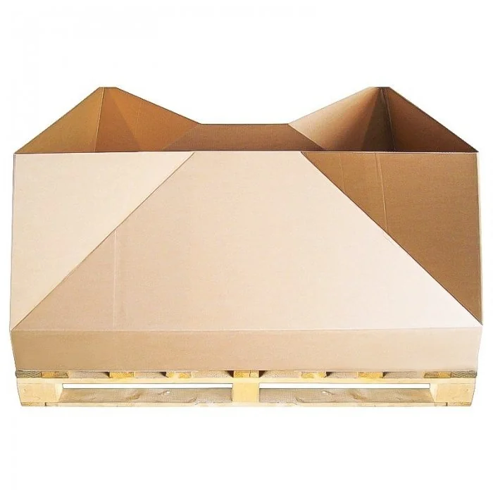 Kit Cutie Pe Palet Din Lemn Lungime 1140 mm, Latime 490 mm, Inaltime 660 mm, Culoare Natur, Tip Carton CO5-Kituri Carton
