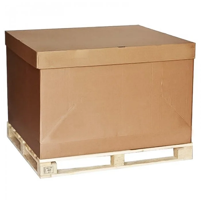 Kit Cutie Pe Palet Din Lemn Lungime 1140 mm, Latime 490 mm, Inaltime 660 mm, Culoare Natur, Tip Carton CO5-Kituri Carton