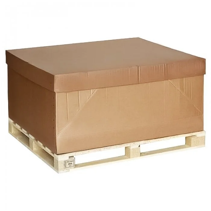 Kit Cutie Pe Palet Din Lemn Lungime 1450 mm, Latime 1140 mm, Inaltime 760 mm, Culoare Natur, Tip Carton CO5-Kituri Carton