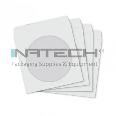 Plic Fara Fereastra Adeziv Umectabil, Dimensiuni 124 x 127 mm, Culoare Alb, Tip CD DVD, Ambalare Buc/Cutie 1000