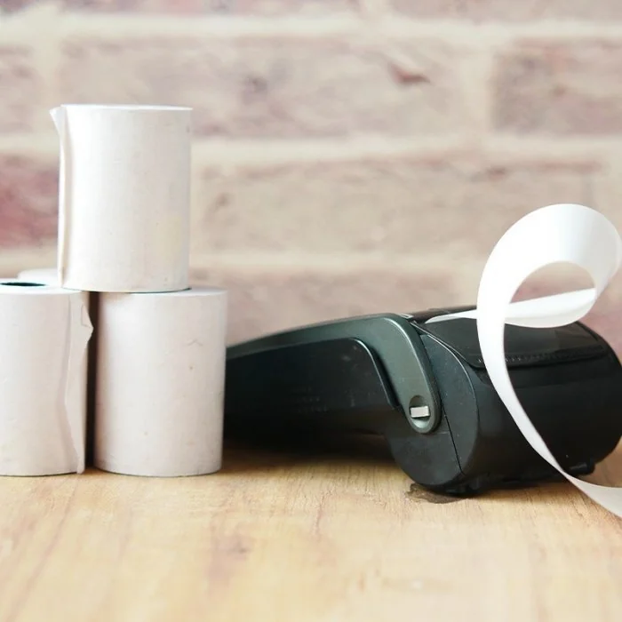 Role Hartie Termica Pentru POS, ⌀ 12 mm Lungime 15 m, Latime 57 mm, Diametru Interior 12 mm-Role Termice