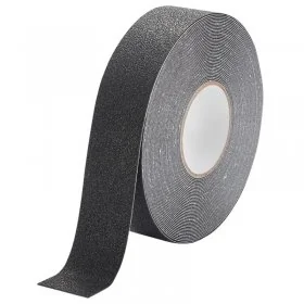 Banda Antialunecare Grosiera Lungime 18.3 m, Latime 50 mm, Culoare Negru, Tip Extra Grosiera, Buc / Pachet 10-Benzi Adezive A...