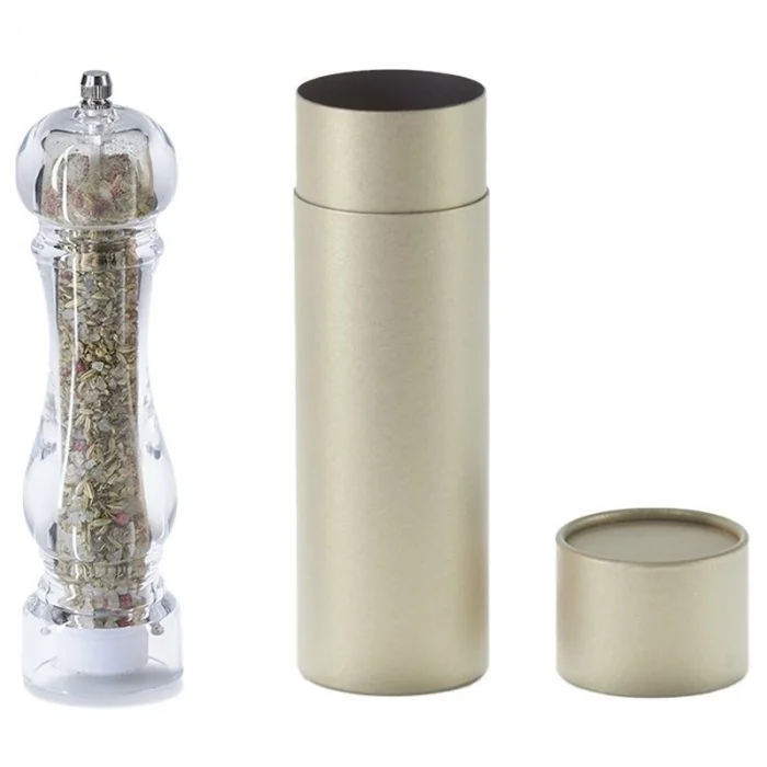 Tuburi Carton Cu Capac Pentru Ambalare Si Stocare Lungime 215 mm, Diametru Interior 66 mm, Grosime 1.5 mm, Culoare Auriu-Tubu...