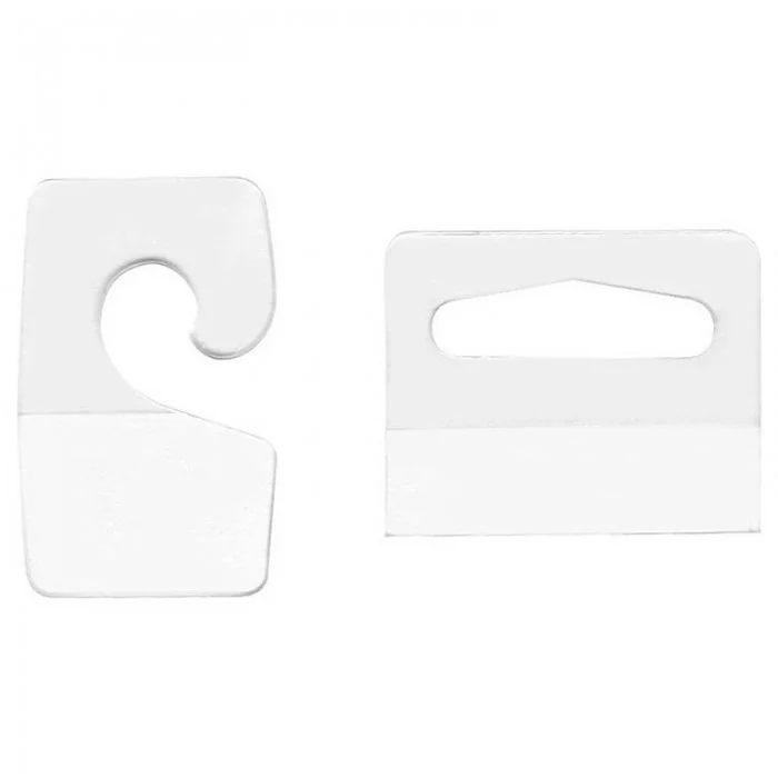 Set Agatatori Autoadezive Din Plastic Pentru Raft Tip Agatatoare Delta, Dimensiuni 40 x 35 mm, Grosime 380 my, Suprafata Lipi...