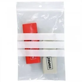Pungi Plastic Fermoar Si Benzi De Scriere Dimensiuni mm (l x L) 70 x 100, Grosime 60 my, Culoare Transparent, Buc / Pachet 10...