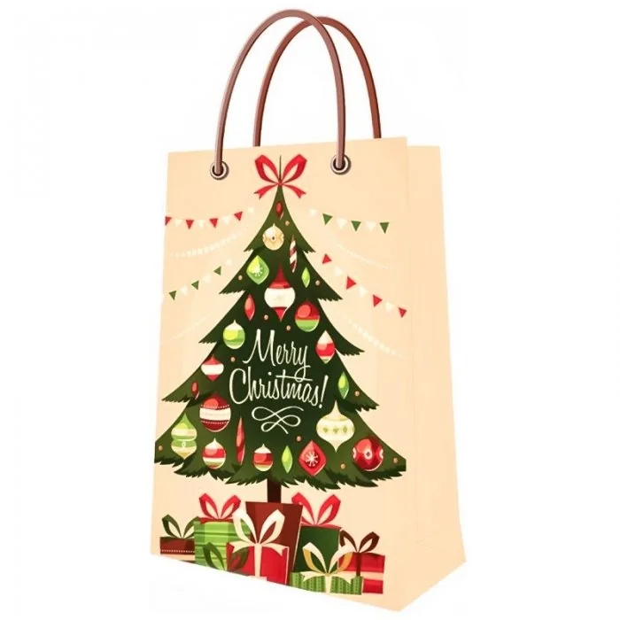 Pungi Pentru Cadouri, Personalizate, Aspect Lucios, 190 g/mp Plastifiere Lucioasa, Dimensiuni mm (L × l × h) 235 x 240 x 100,...