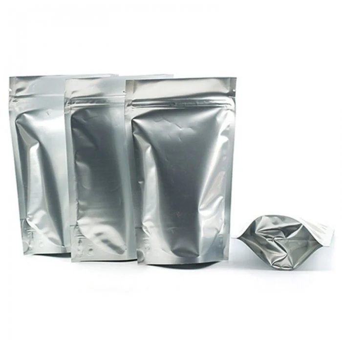 Pungi Stand Up Cu Inchidere Fermoar, 500 buc/pachet Tip Punga Hartie / AL / PE, Lungime 160 mm, Latime 110 mm, Clapeta Sigila...