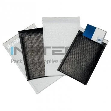 Plicuri Cu Bule Din Polietilena Poly Bubble Lungime 350 mm, Latime 290 mm, Clapeta 50 mm, Culoare Negru, Buc / Pachet 1760