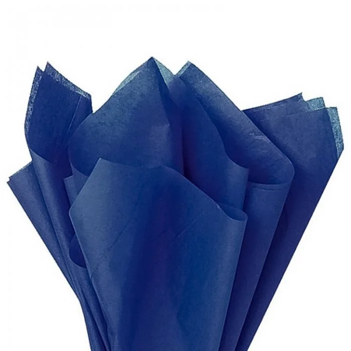 Hartie De Matase, 500 x 750 mm, 17 gr/mp, 50 buc/set Dimensiuni mm (l x L) 500 x 750, Gramaj 17 gr/mp, Culoare Albastru, Buc ...
