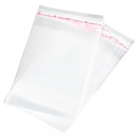 Pungi Cu Clapeta Adeziva Latime 320 mm, Inaltime 480 mm, Pliu NU mm, Grosime 50 my, Clapeta 40 mm, Culoare Transparent, Buc /...