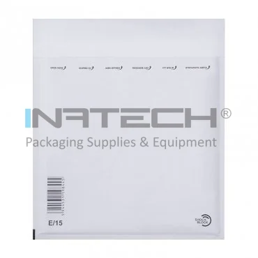 Plicuri Antisoc Din Hartie Dimensiune Interioara 220x265 mm, Dimensiune Exterioara 240 x 275 mm, Culoare Alb, Tip E15, Buc / Pachet 100