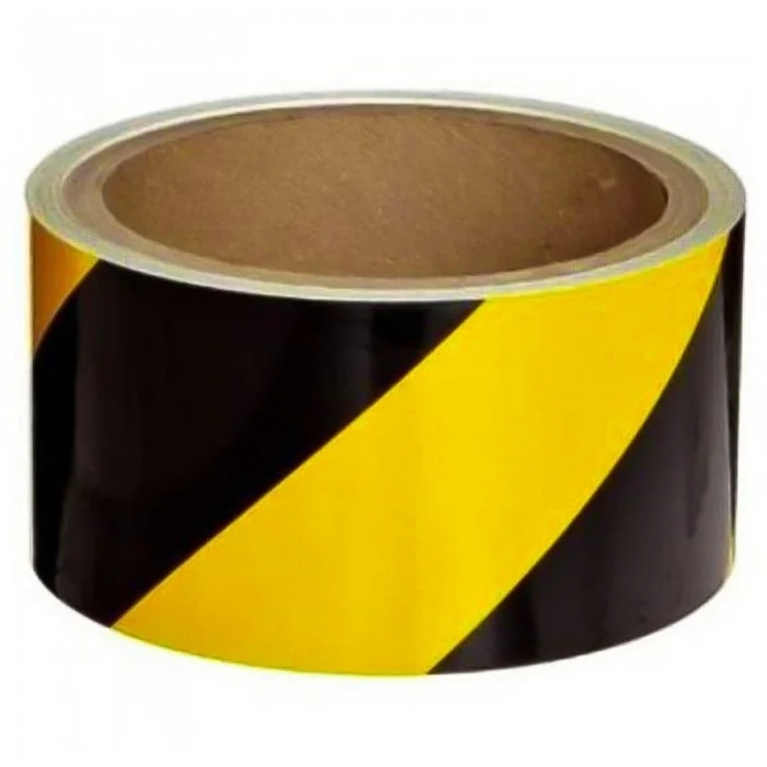 Banda Delimitare Reflectorizanta Lungime 10 m, Latime 25 mm, Culoare Alb, Buc / Pachet 10-Benzi Adezive Pentru Marcare