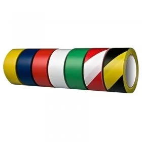 Banda Delimitare Reflectorizanta Lungime 10 m, Latime 25 mm, Culoare Negru / Galben, Buc / Pachet 10-Benzi Adezive Pentru Mar...