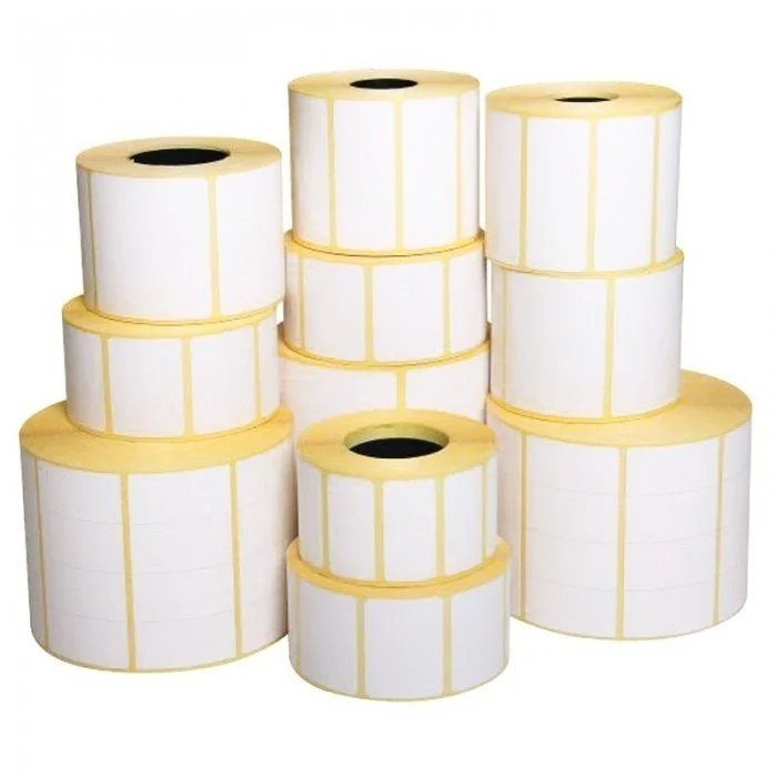 Etichete Autoadezive EcoThermal Diametru Interior 40 mm, Dimensiuni 72 x 51 mm, Culoare Alb, Nr. Etichete 1000-Role Termice