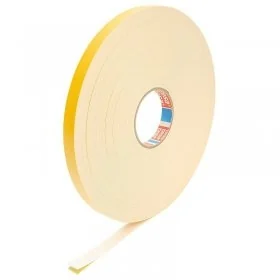 Banda Buretoasa Dublu Adeziva Lungime 10 m, Latime 25 mm, Material Poliester, Culoare Rosu-Benzi Dublu Adezive