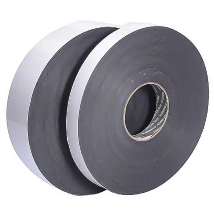 Banda Buretoasa Dublu Adeziva Lungime 50 m, Latime 20 mm, Material Textil, Culoare Alb-Benzi Dublu Adezive