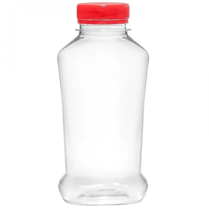Recipiente Din Plastic Forma Rectangulara, Tip Capac Simplu, Diametru Filet 38 mm, Maner NU, Volum 250 ml, Culoare Transparen...