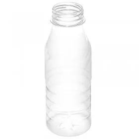 Recipiente Din Plastic Forma Rotunda, Tip Capac Simplu, Diametru Filet 38 mm, Maner NU, Volum 330 ml, Culoare Transparent, Bu...