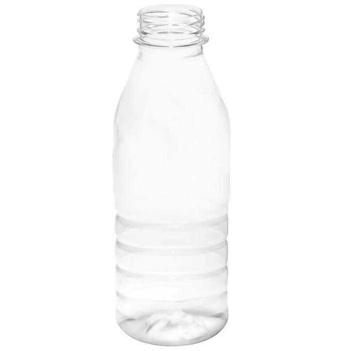 Recipiente Din Plastic Forma Rotunda, Tip Capac Simplu, Diametru Filet 38 mm, Maner NU, Volum 500 ml, Culoare Transparent, Bu...