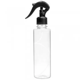 Recipiente Din Plastic Forma Rotunda, Tip Capac Mini Trigger, Diametru Filet 28 mm, Maner NU, Volum 250 ml, Culoare Transpare...