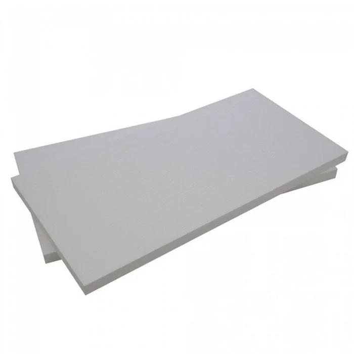 Placa Polietilena Expandata Lungime 1 m, Latime 0.6 m, Grosime 30 mm, Culoare Negru-Folie Si Placa Polietilena Expandata PEE